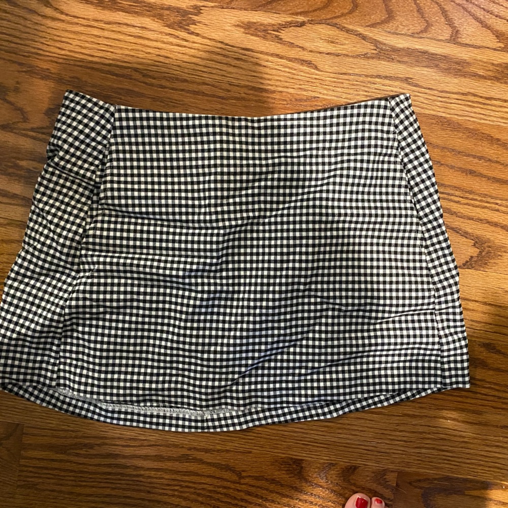 Urban Outfitters Black and White Mini Skirt